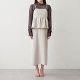 【2枚セット】ペプラムキャミワンピ&シアーロンT | RMAF　NICE CLAUP / OLIVE des OLIVE | 詳細画像33 
