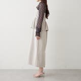 【2枚セット】ペプラムキャミワンピ&シアーロンT | RMAF　NICE CLAUP / OLIVE des OLIVE | 詳細画像34 