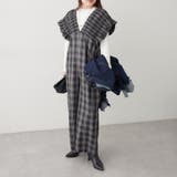 チェックシャーリングサロペット | RMAF　NICE CLAUP / OLIVE des OLIVE | 詳細画像1 