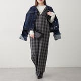 チェックシャーリングサロペット | RMAF　NICE CLAUP / OLIVE des OLIVE | 詳細画像7 