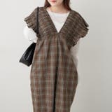 チェックシャーリングサロペット | RMAF　NICE CLAUP / OLIVE des OLIVE | 詳細画像8 