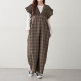 チェックシャーリングサロペット | RMAF　NICE CLAUP / OLIVE des OLIVE | 詳細画像13 