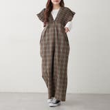 チェックシャーリングサロペット | RMAF　NICE CLAUP / OLIVE des OLIVE | 詳細画像14 