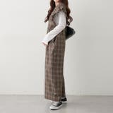 チェックシャーリングサロペット | RMAF　NICE CLAUP / OLIVE des OLIVE | 詳細画像16 