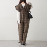 チェックシャーリングサロペット | RMAF　NICE CLAUP / OLIVE des OLIVE | 詳細画像17 