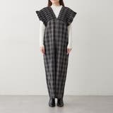 チェックシャーリングサロペット | RMAF　NICE CLAUP / OLIVE des OLIVE | 詳細画像18 