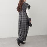 チェックシャーリングサロペット | RMAF　NICE CLAUP / OLIVE des OLIVE | 詳細画像5 