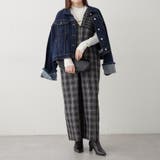 チェックシャーリングサロペット | RMAF　NICE CLAUP / OLIVE des OLIVE | 詳細画像6 