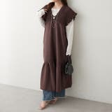 シャーリング裾切替ワンピース | RMAF　NICE CLAUP / OLIVE des OLIVE | 詳細画像13 