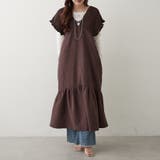 シャーリング裾切替ワンピース | RMAF　NICE CLAUP / OLIVE des OLIVE | 詳細画像14 