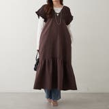 シャーリング裾切替ワンピース | RMAF　NICE CLAUP / OLIVE des OLIVE | 詳細画像15 