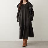 シャーリング裾切替ワンピース | RMAF　NICE CLAUP / OLIVE des OLIVE | 詳細画像25 