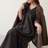 ドット | シャーリング裾切替ワンピース | RMAF　NICE CLAUP / OLIVE des OLIVE