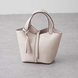 グレージュ | 【8色展開】きれいめデザイン、タッセル付ハンドバッグ | RMAF NICE CLAUP / OLIVE des OLIVE