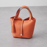 オレンジ | 【8色展開】きれいめデザイン、タッセル付ハンドバッグ | RMAF NICE CLAUP / OLIVE des OLIVE