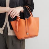 【8色展開】きれいめデザイン、タッセル付ハンドバッグ | RMAF NICE CLAUP / OLIVE des OLIVE | 詳細画像18