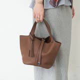 【8色展開】きれいめデザイン、タッセル付ハンドバッグ | RMAF NICE CLAUP / OLIVE des OLIVE | 詳細画像6