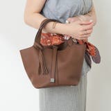 【8色展開】きれいめデザイン、タッセル付ハンドバッグ | RMAF NICE CLAUP / OLIVE des OLIVE | 詳細画像7