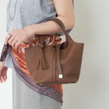 ブラウン | 【8色展開】きれいめデザイン、タッセル付ハンドバッグ | RMAF NICE CLAUP / OLIVE des OLIVE