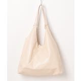 アイボリー | 合皮VカットA4トートバッグ | RMAF NICE CLAUP / OLIVE des OLIVE