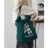 アニマル刺繍コードトート | RMAF　NICE CLAUP / OLIVE des OLIVE | 詳細画像4 