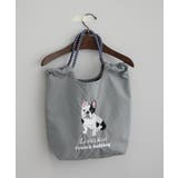 グレー | アニマル刺繍コードトート | RMAF　NICE CLAUP / OLIVE des OLIVE