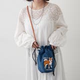 アニマル刺繍コードショルダーバッグ | RMAF NICE CLAUP / OLIVE des OLIVE | 詳細画像14