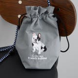 グレー | アニマル刺繍コードショルダーバッグ | RMAF NICE CLAUP / OLIVE des OLIVE