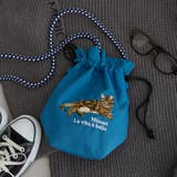 ブルー | アニマル刺繍コードショルダーバッグ | RMAF NICE CLAUP / OLIVE des OLIVE