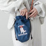 ブルー系 | アニマル刺繍コードショルダーバッグ | RMAF NICE CLAUP / OLIVE des OLIVE