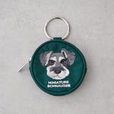 グリーン | アニマル刺繍丸ポーチ | RMAF　NICE CLAUP / OLIVE des OLIVE