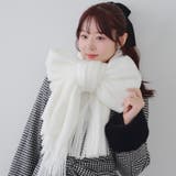 アイボリー | ミンクタッチもっちりストール | RMAF NICE CLAUP / OLIVE des OLIVE