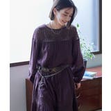 【nane】レース切替ロングワンピース | RMAF　NICE CLAUP / OLIVE des OLIVE | 詳細画像11 