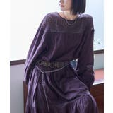 【nane】レース切替ロングワンピース | RMAF　NICE CLAUP / OLIVE des OLIVE | 詳細画像17 