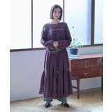 【nane】レース切替ロングワンピース | RMAF　NICE CLAUP / OLIVE des OLIVE | 詳細画像20 