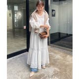 【nane】レース切替ロングワンピース | RMAF　NICE CLAUP / OLIVE des OLIVE | 詳細画像22 