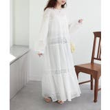 【nane】レース切替ロングワンピース | RMAF　NICE CLAUP / OLIVE des OLIVE | 詳細画像26 