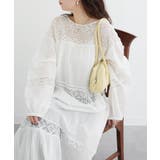 【nane】レース切替ロングワンピース | RMAF　NICE CLAUP / OLIVE des OLIVE | 詳細画像30 