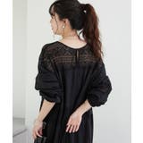 【nane】レース切替ロングワンピース | RMAF　NICE CLAUP / OLIVE des OLIVE | 詳細画像34 