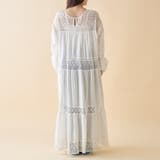 【nane】レース切替ロングワンピース | RMAF　NICE CLAUP / OLIVE des OLIVE | 詳細画像40 