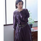 ブラウン | 【nane】レース切替ロングワンピース | RMAF　NICE CLAUP / OLIVE des OLIVE