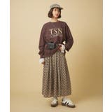 【nane】ヴィンテージ加工スウェットプルオーバー | RMAF　NICE CLAUP / OLIVE des OLIVE | 詳細画像7 