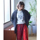 【nane】ヴィンテージ加工スウェットプルオーバー | RMAF　NICE CLAUP / OLIVE des OLIVE | 詳細画像15 