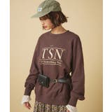 ブラウン | 【nane】ヴィンテージ加工スウェットプルオーバー | RMAF　NICE CLAUP / OLIVE des OLIVE