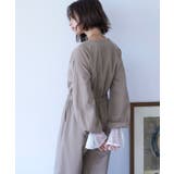 【nane】2サイズ展開、ボリュームスリーブオールインワン | RMAF　NICE CLAUP / OLIVE des OLIVE | 詳細画像11 