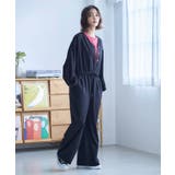 【nane】2サイズ展開、ボリュームスリーブオールインワン | RMAF　NICE CLAUP / OLIVE des OLIVE | 詳細画像12 