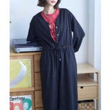 【nane】2サイズ展開、ボリュームスリーブオールインワン | RMAF　NICE CLAUP / OLIVE des OLIVE | 詳細画像15 