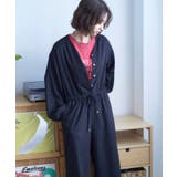 【nane】2サイズ展開、ボリュームスリーブオールインワン | RMAF　NICE CLAUP / OLIVE des OLIVE | 詳細画像16 