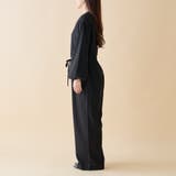 【nane】2サイズ展開、ボリュームスリーブオールインワン | RMAF　NICE CLAUP / OLIVE des OLIVE | 詳細画像3 