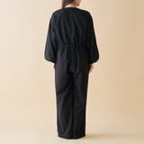 【nane】2サイズ展開、ボリュームスリーブオールインワン | RMAF　NICE CLAUP / OLIVE des OLIVE | 詳細画像4 